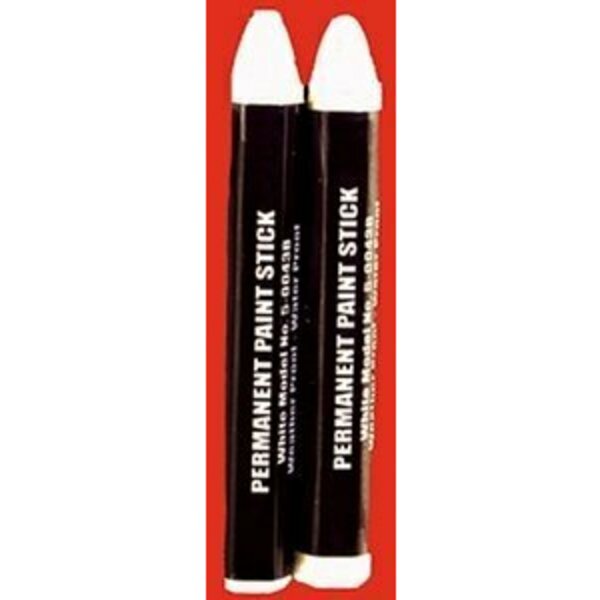 Kt Industries White Paint Stick 2/Cd 5-0043